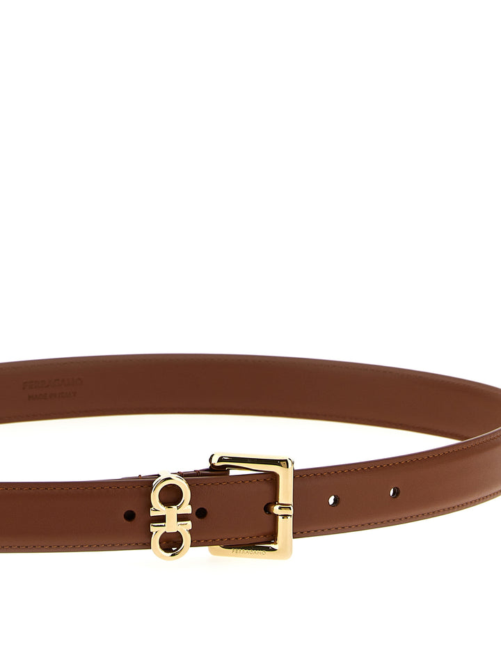 Ferragamo Gancini Cinture - Marrone | 1bbb50a312895d9b082582b5eeb25a75a02a72a7