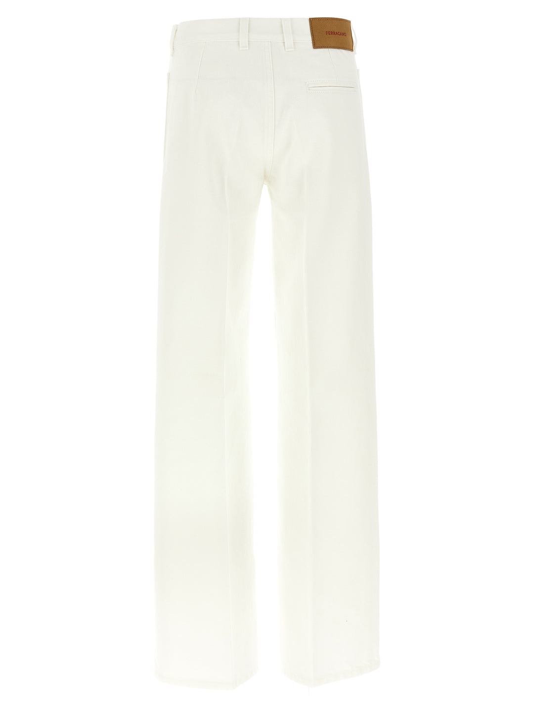 Ferragamo Straight Jeans - Bianco | 644028a2cc27f02354ed059bf65e1869b15a6265