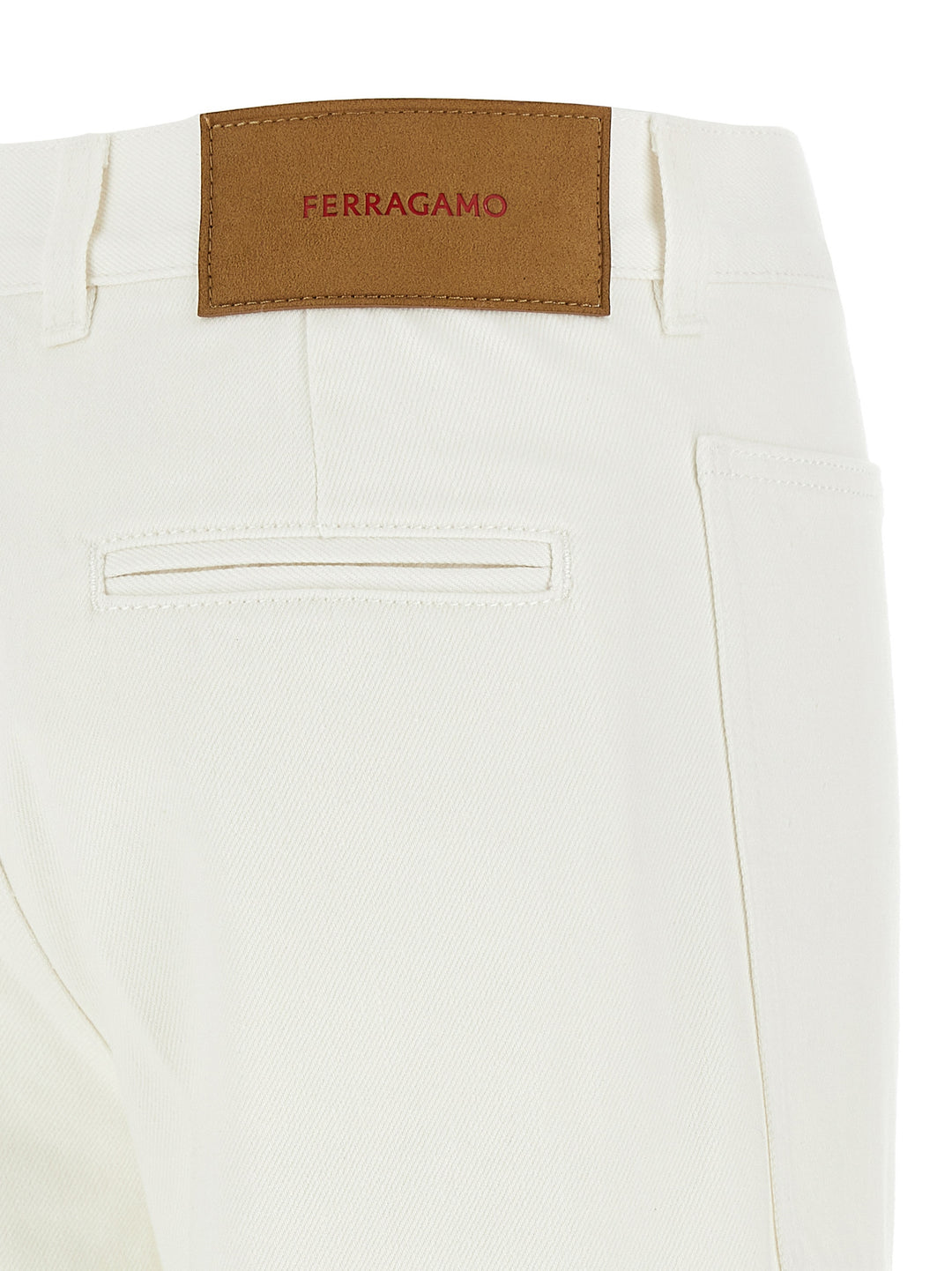 Ferragamo Straight Jeans - Bianco | e6eaf2f67138607a921cf8e9923cf7278b69947b
