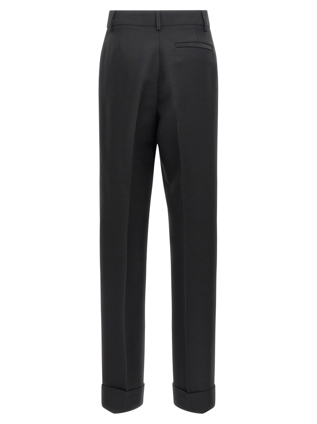 Ferragamo Stretched Pleated Trousers Pantaloni - Nero | f5cafbcf2ba2b9ca6ee3d7e869fe86ebbc441f3c