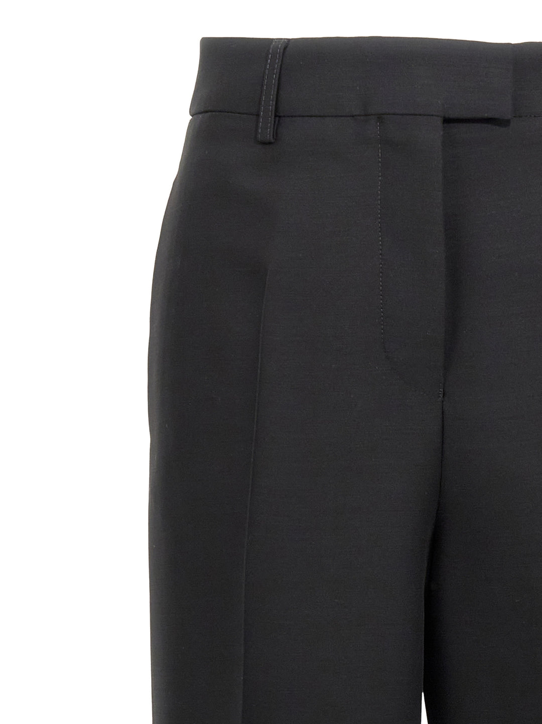 Ferragamo Stretched Pleated Trousers Pantaloni - Nero | dd0da8e4951aec453a3def0de3062675c570da13