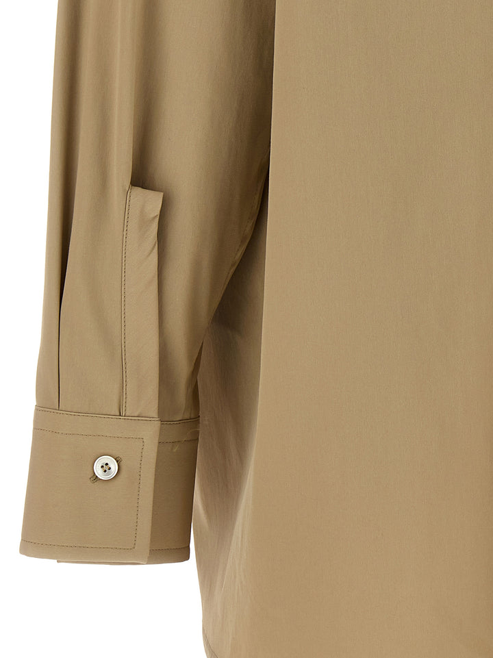 Ferragamo Pannelli Shirt Camicie - Beige | cb93fefd0dcaa743c22323020eb0c527c6409230