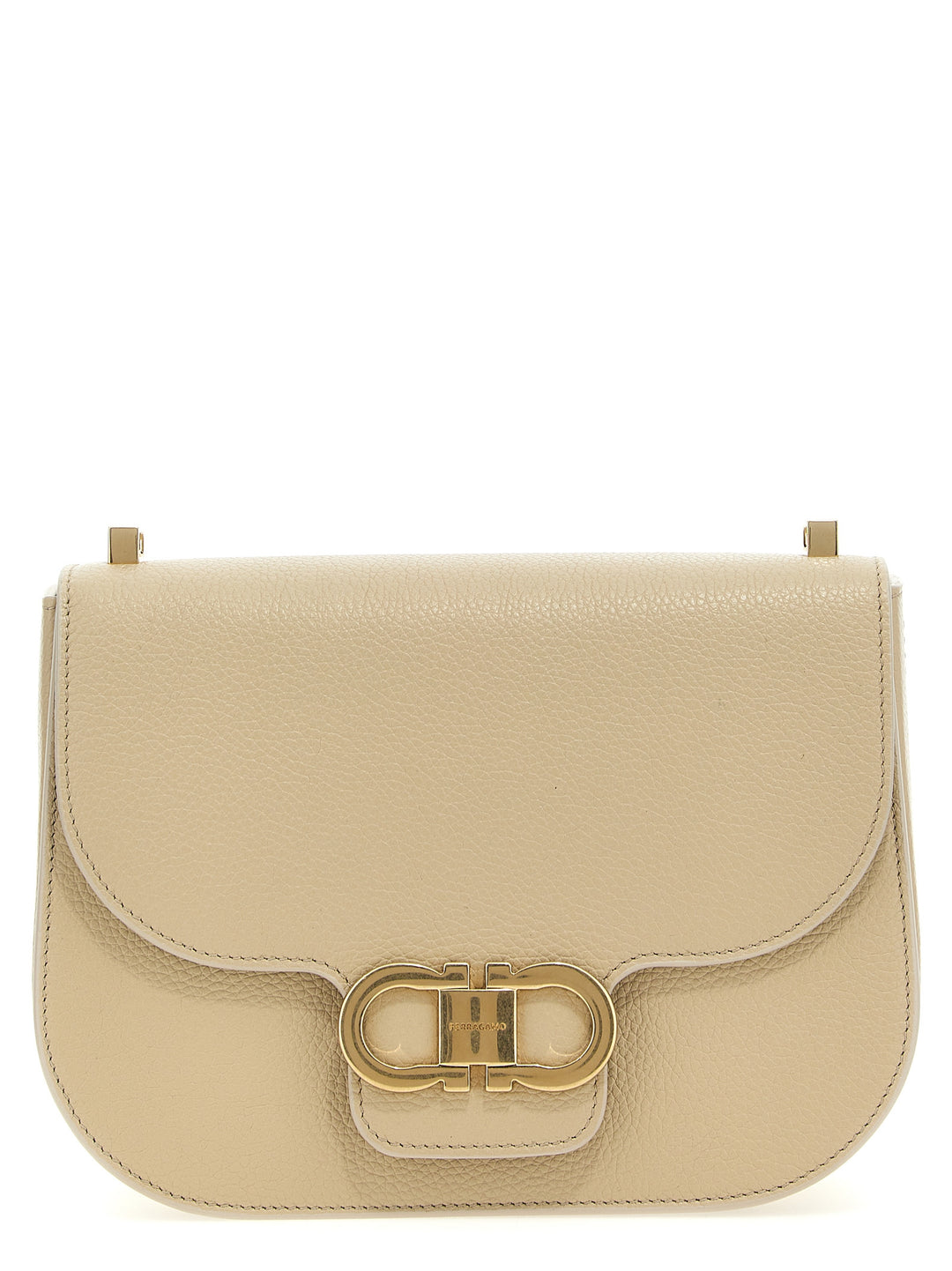 Ferragamo Gancini S Borse a Tracolla - Beige | 2b6c13147049be0814b4dbd2a372fff12cf418a8