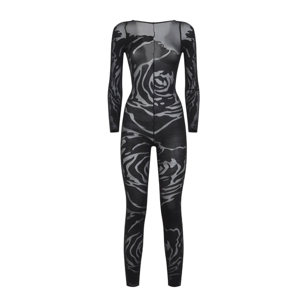 Black Rose Shadow Catsuit