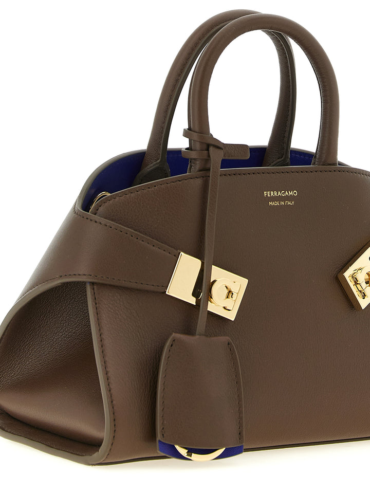 Ferragamo Hug Bicolor (Xs) Borse a Mano - Marrone | ecee89c0dbec2a60486cba5f49df90a2b63d69db