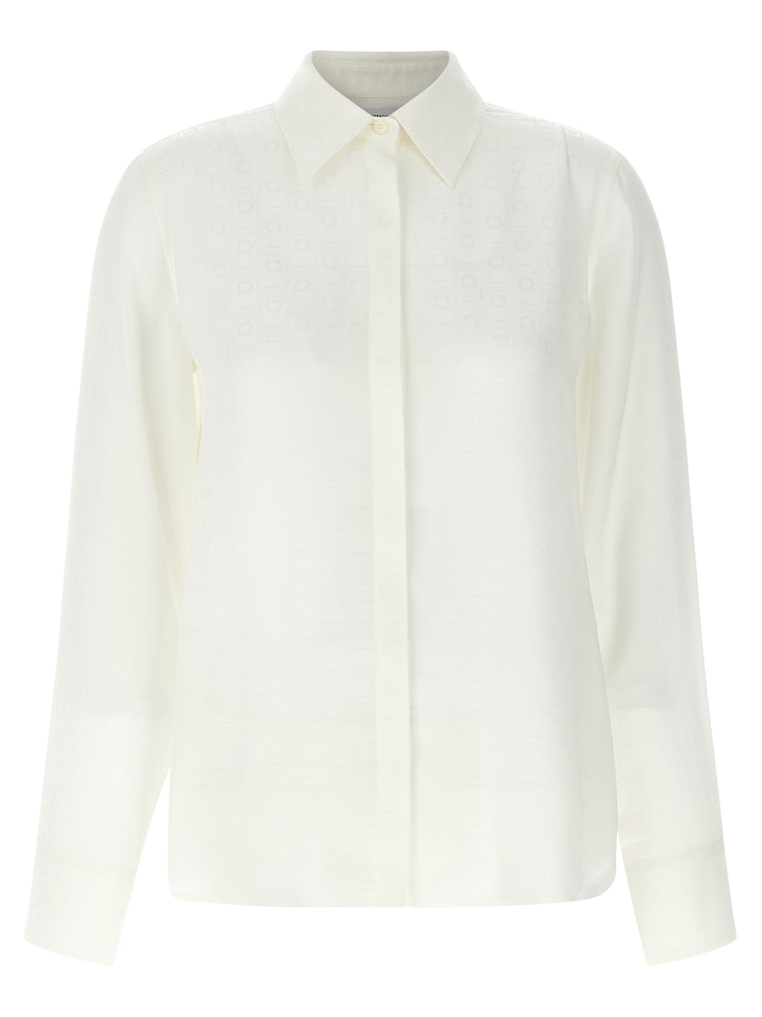 Ferragamo Monogram Shirt Camicie - Bianco | 49603b153032ae4fc570cbea7144ee417d992c75