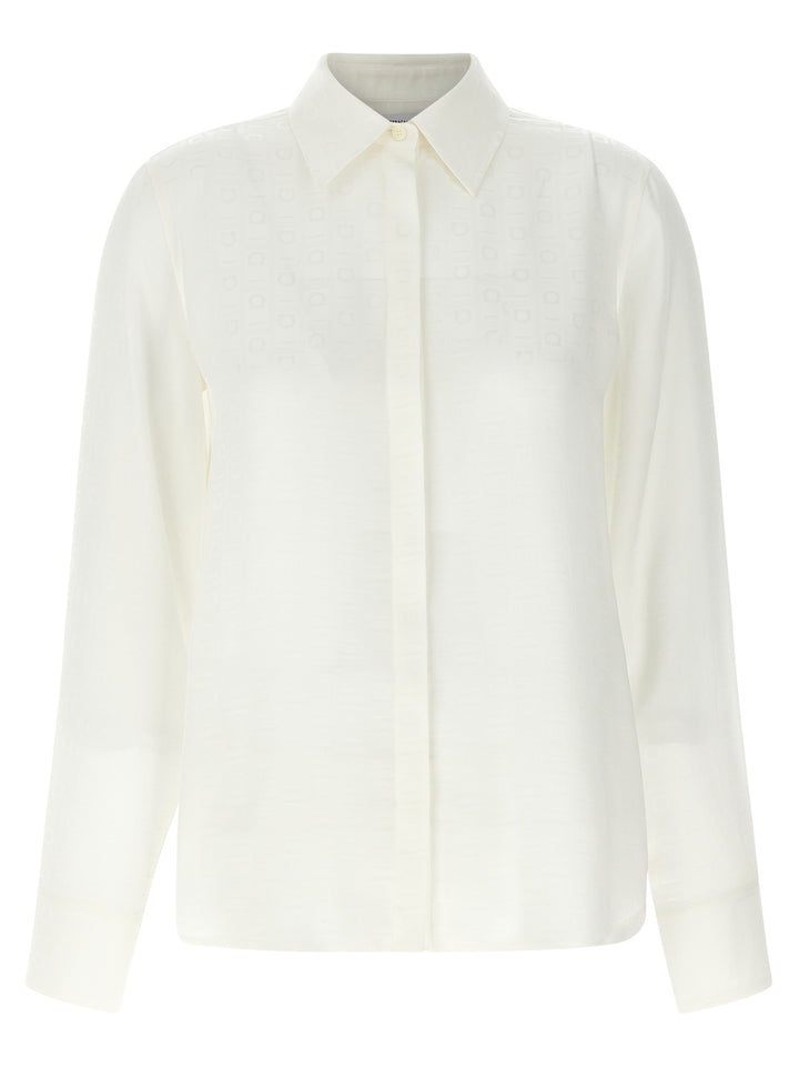 Ferragamo Monogram Shirt Camicie - Bianco | 49603b153032ae4fc570cbea7144ee417d992c75
