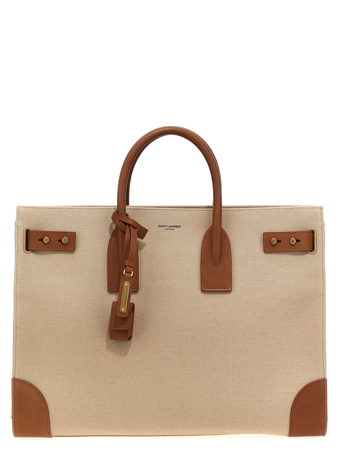 Saint Laurent Sac De Jour Borse a Mano - Beige | 200e5630bc41a579cfcbfa051fa1e33fffacb103