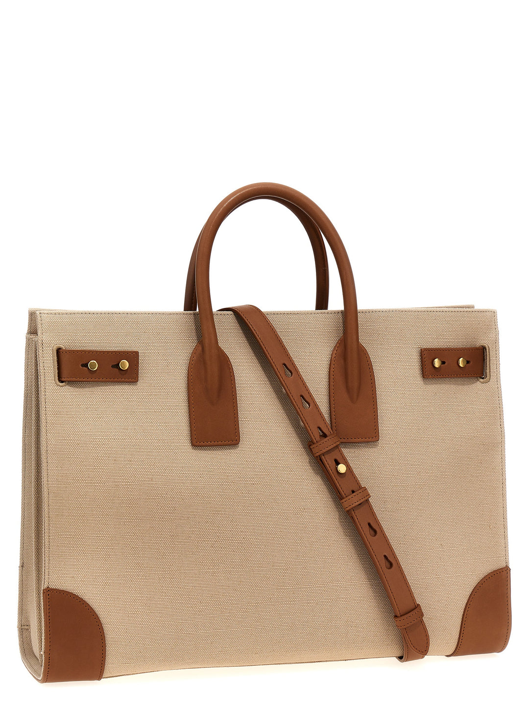 Saint Laurent Sac De Jour Borse a Mano - Beige | 92598827731b6e0c091ada2323f42df3526d6c2a