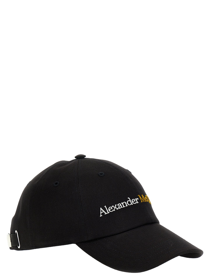 Mcqueen Logo Cap Cappelli - Nero | 9d4b1f0bcf6f795dbe0cc0e366edca9d437c5105