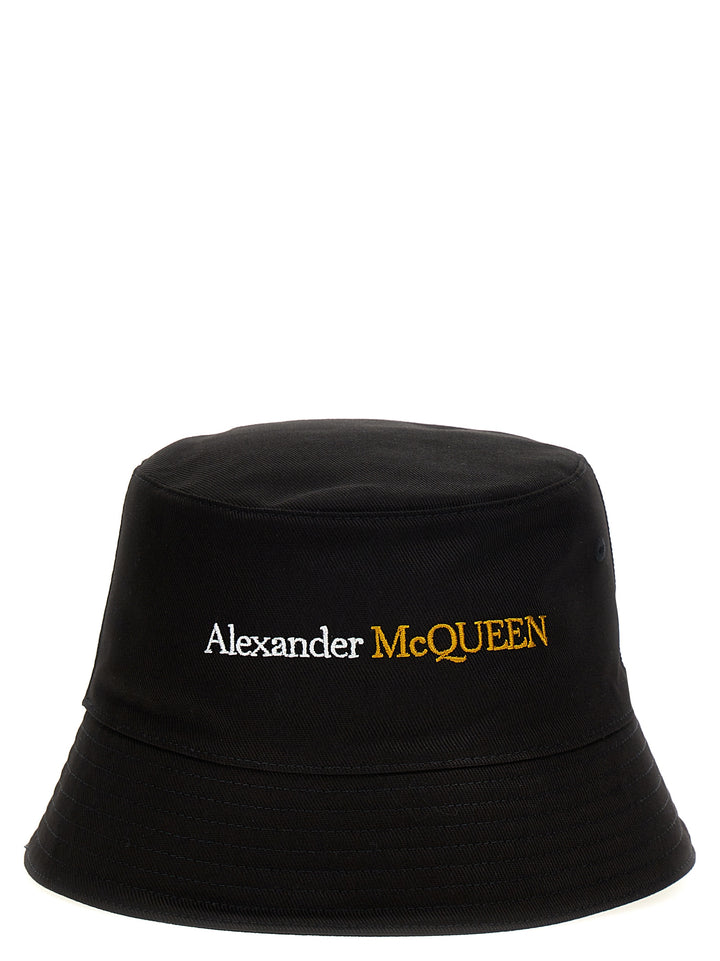 Mcqueen Logo Bucket Hat Cappelli - Nero | 07761aadf2a5bad63e789794cf962ea702f8d27a