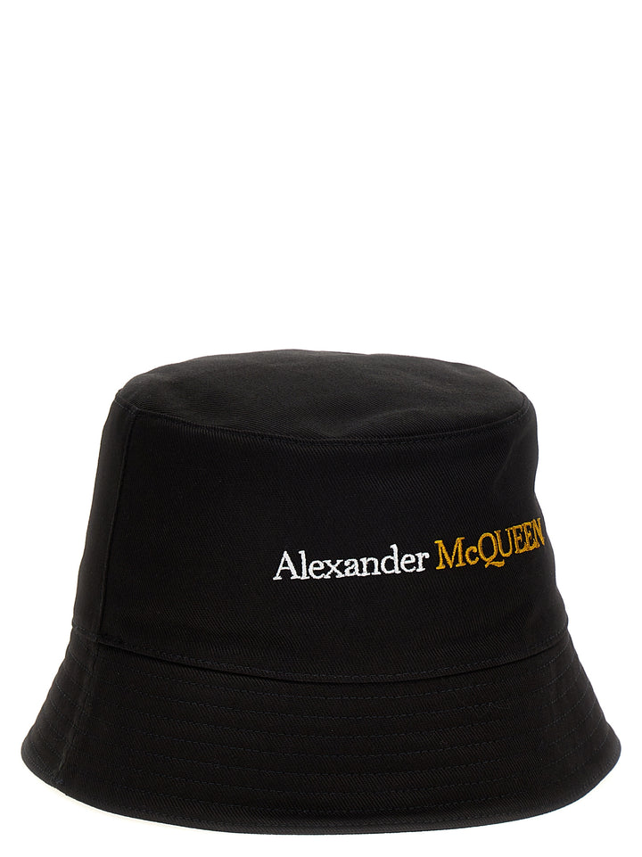 Mcqueen Logo Bucket Hat Cappelli - Nero | 72f34b60af77235dcb23904187002457ffc4997d