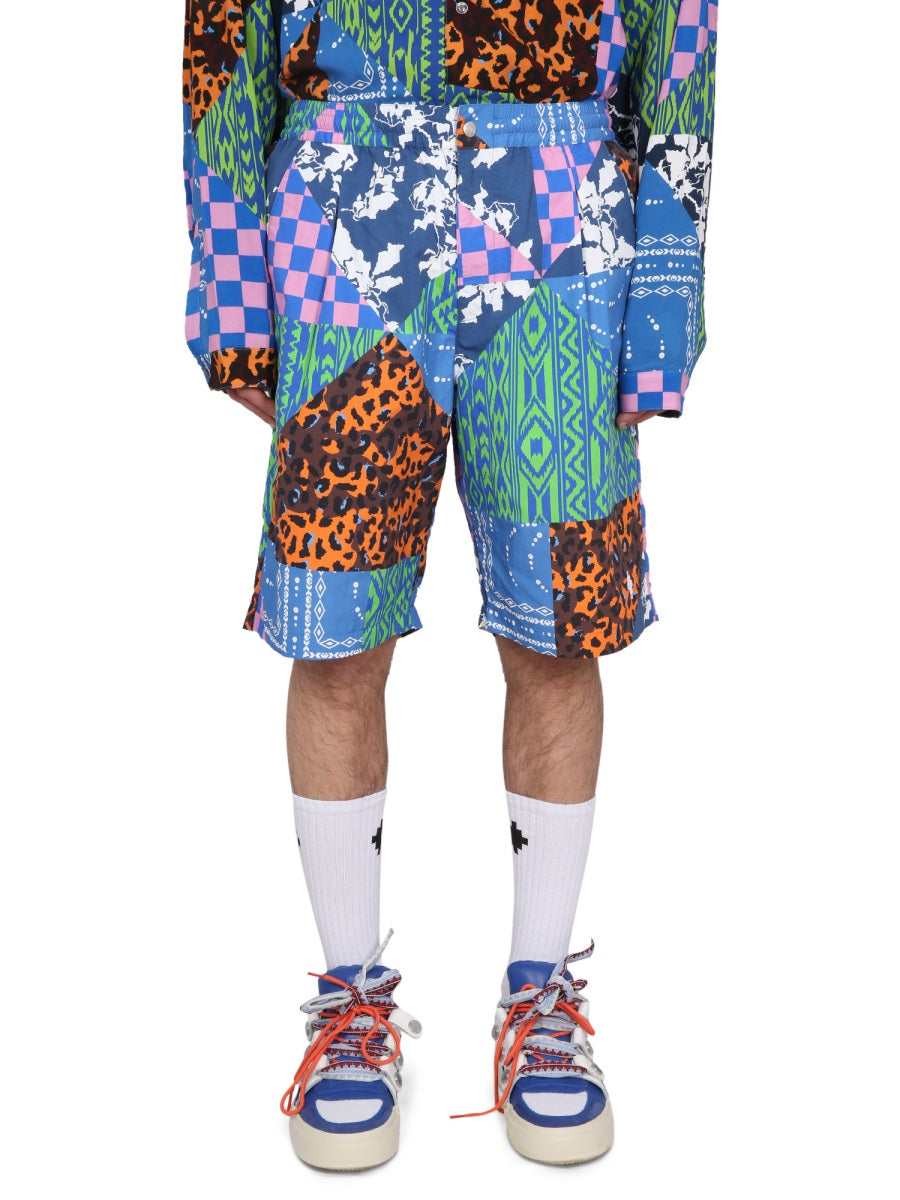 Marcelo Burlon Shorts - Blu | Wanan Luxury