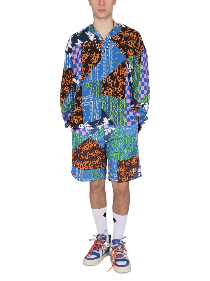 Marcelo Burlon Shorts - Blu | Wanan Luxury