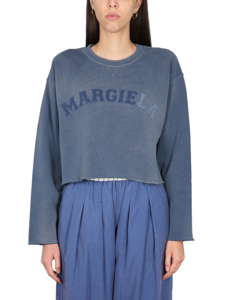 Maison Margiela Felpe - Blu | Wanan Luxury