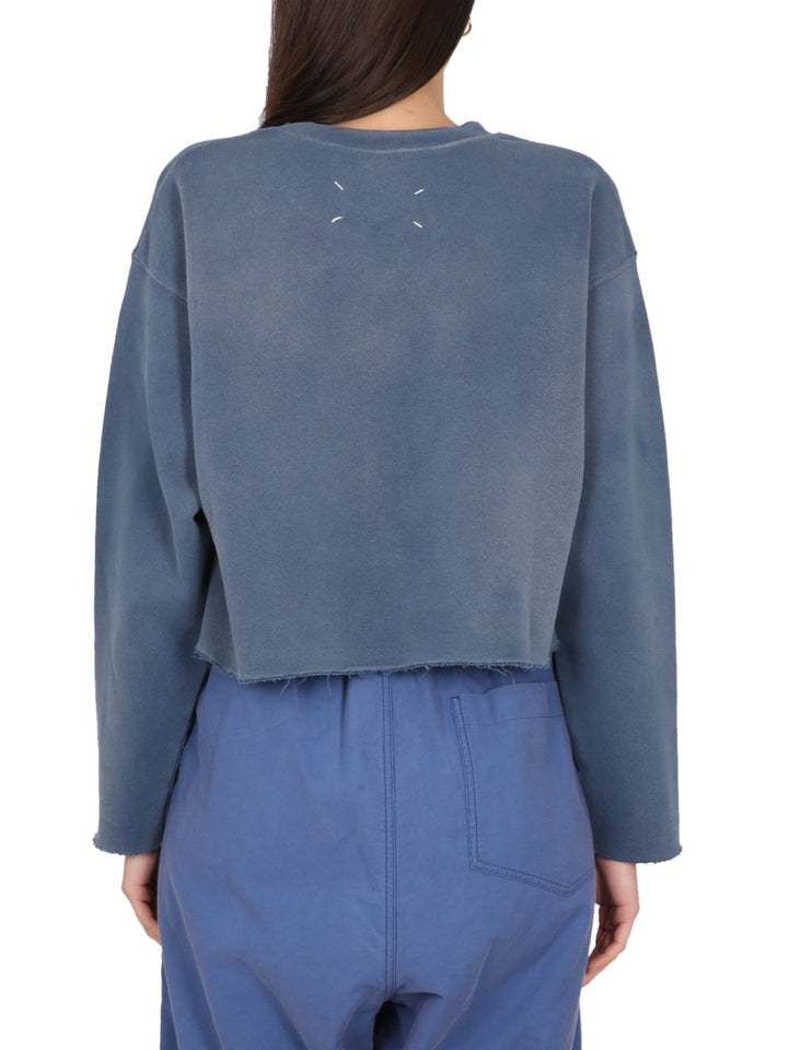 Maison Margiela Felpe - Blu | Wanan Luxury
