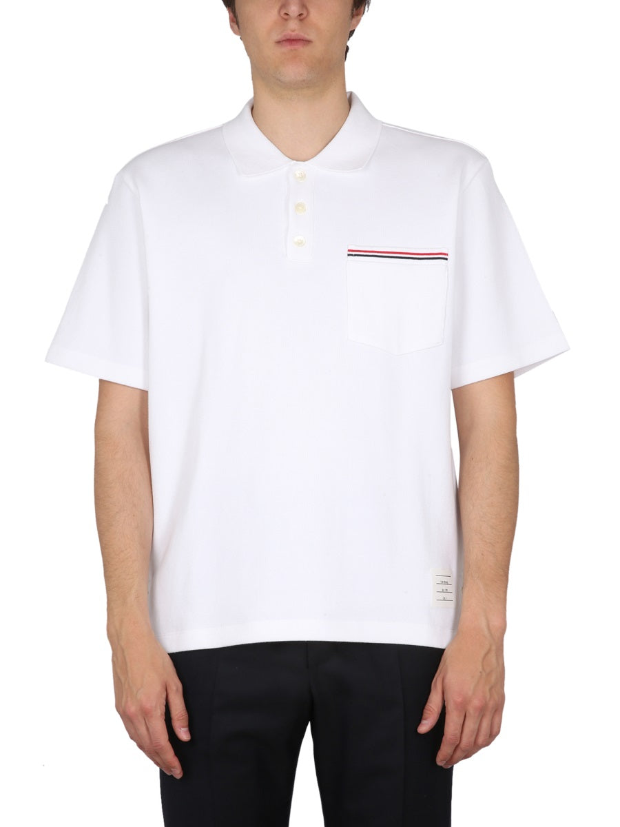 Thom Browne Polo - Bianco | Wanan Luxury