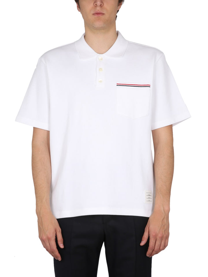 Thom Browne Polo - Bianco | Wanan Luxury