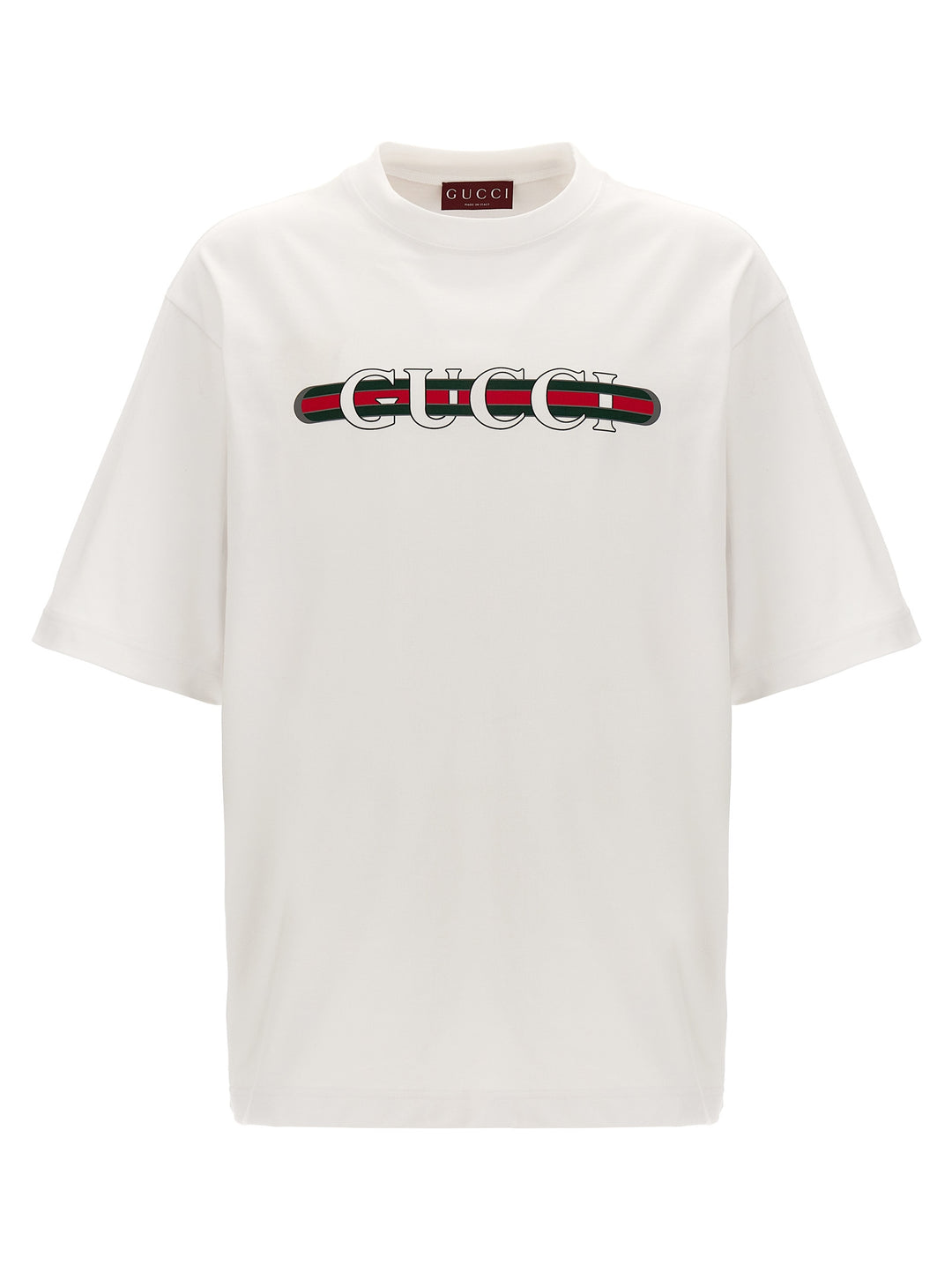 Gucci Gucci Web T shirt - Bianco | 5a82ae98c013cf7365b9d3fcaf633a9a94ae56c6