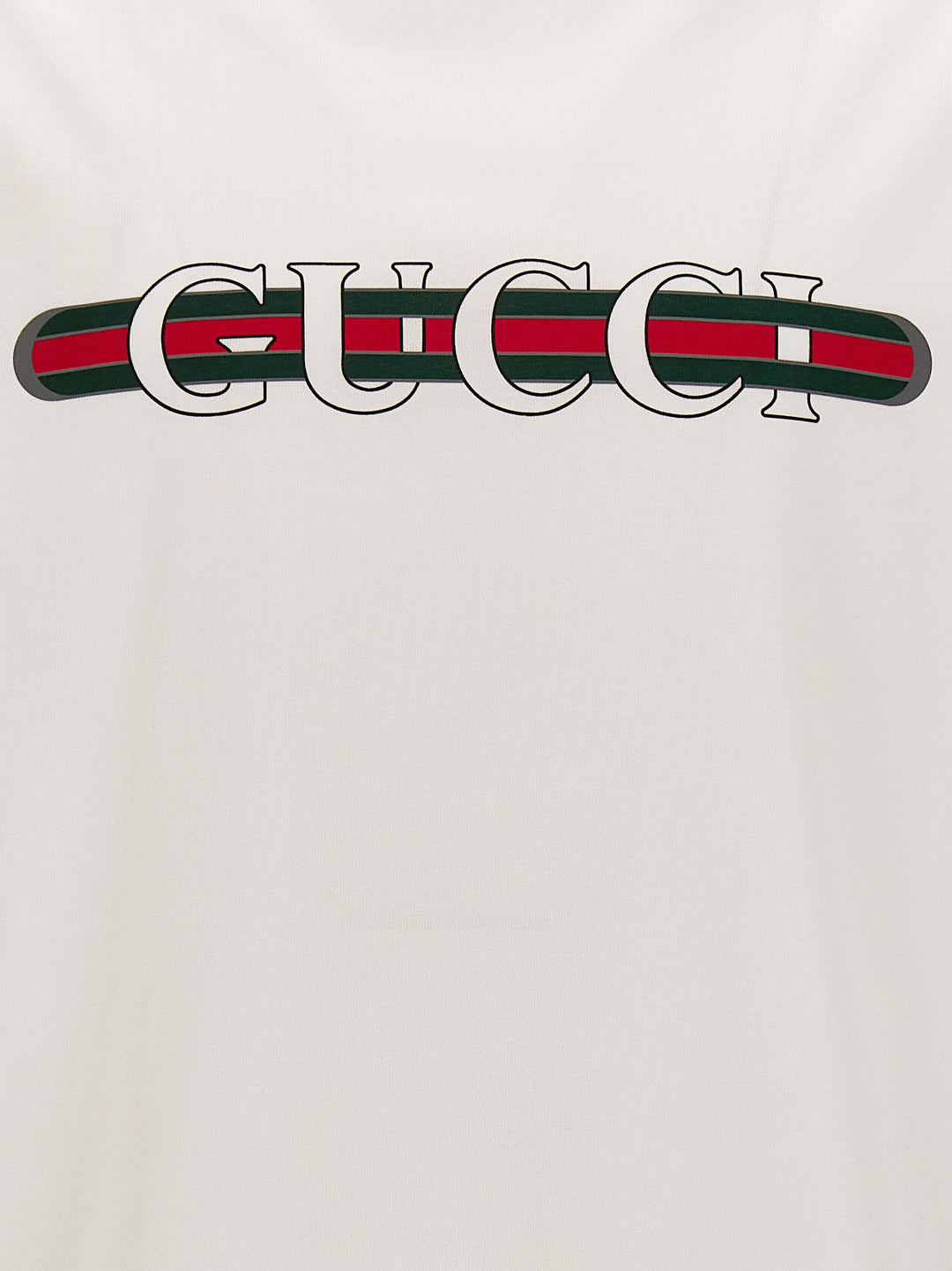 Gucci Gucci Web T shirt - Bianco | 8460851b2e640967135c425dac8202fae629350c