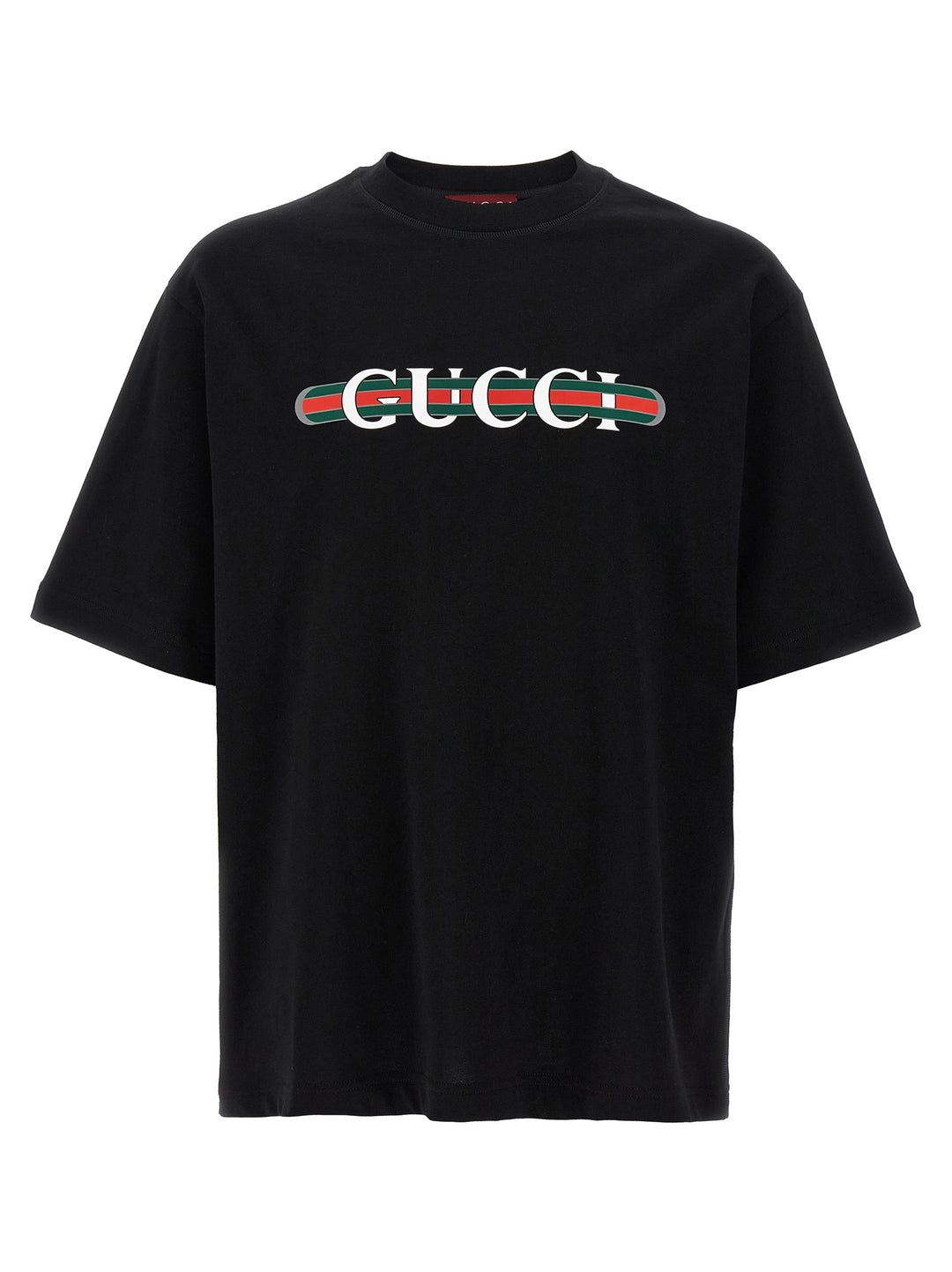 Gucci Gucci Web T shirt - Nero | 6ef0ce9133631414073dcdfd7cb699f0516cc848