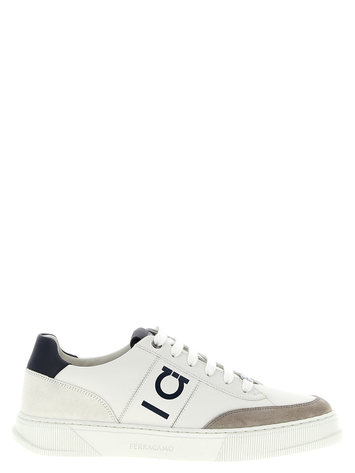 Ferragamo Alaska Sneakers - Bianco/Nero | 65488144fb24f03beefde15d02807b2ea341475b