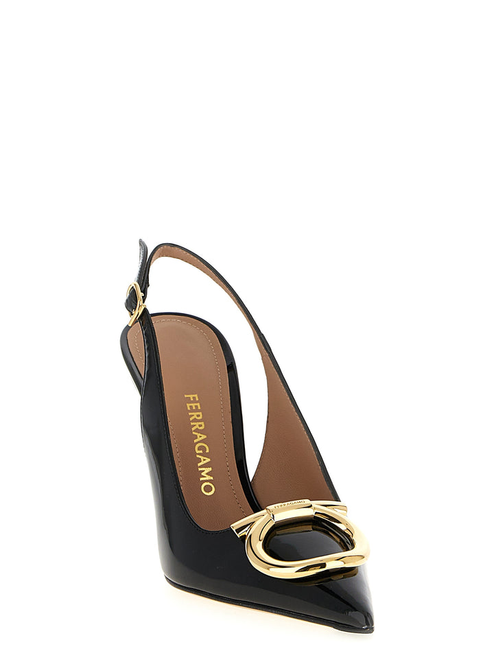 Ferragamo Sara Decollete - Nero | 7200444925d68e7c9847be797c04f1e15fed0ada