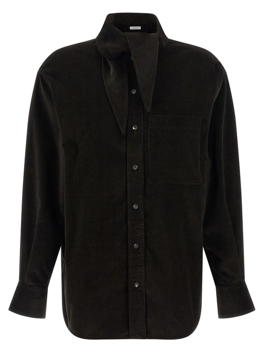 Velvet Overshirt Camicie Marrone