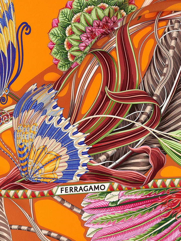 Ferragamo Giada Sciarpe - Arancione | ca26106b513f1a170ff111d8b37eab725f10eb2a