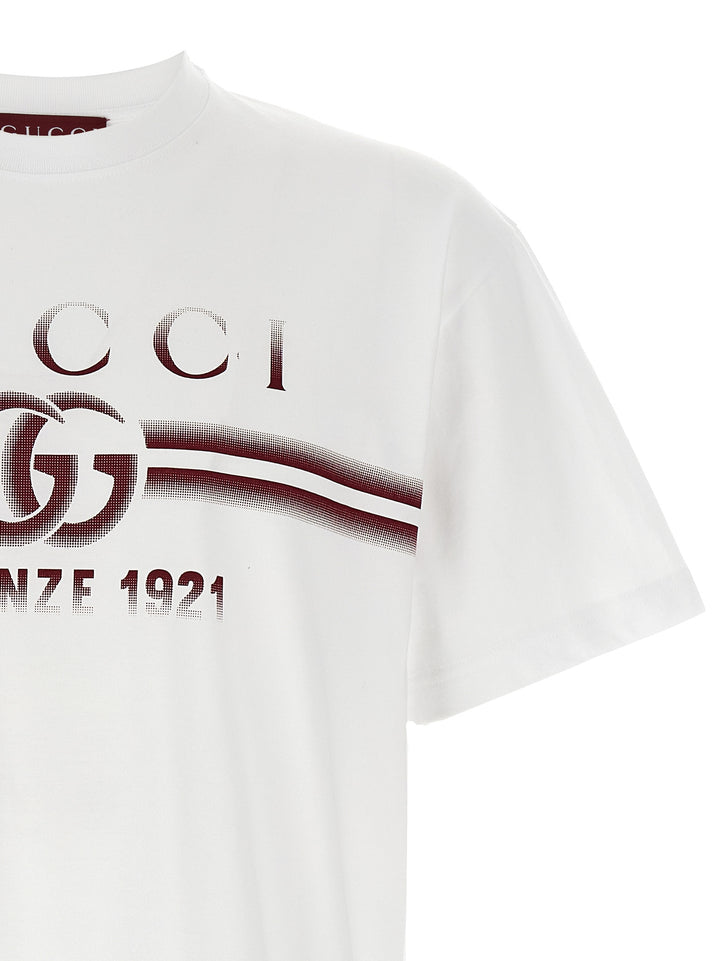 Gucci Gucci Print T shirt - Bianco | 095c33667cfdce209875e70c091f9019e1bf7ffa