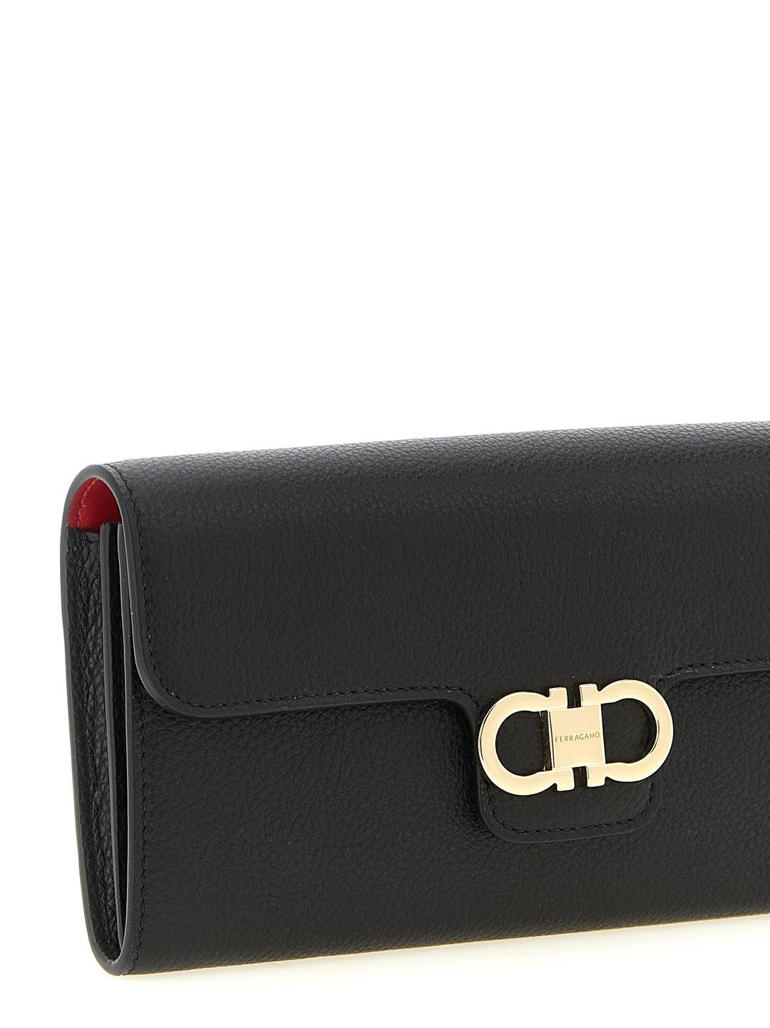 Ferragamo Gancini Portafogli - Nero | f61ce67151560820f8bde6c985a9acd7cd34cdb0