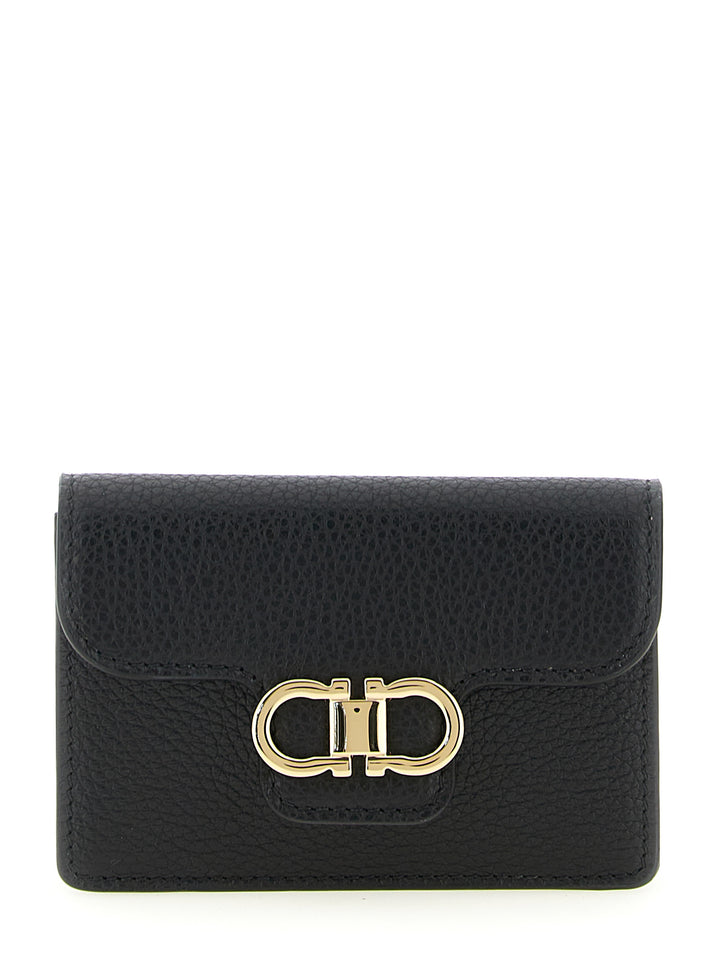 Ferragamo Gancini Portachiavi - Nero | 9833f4a9f112165e94dc5d55ff2c3cf41d4a94d3