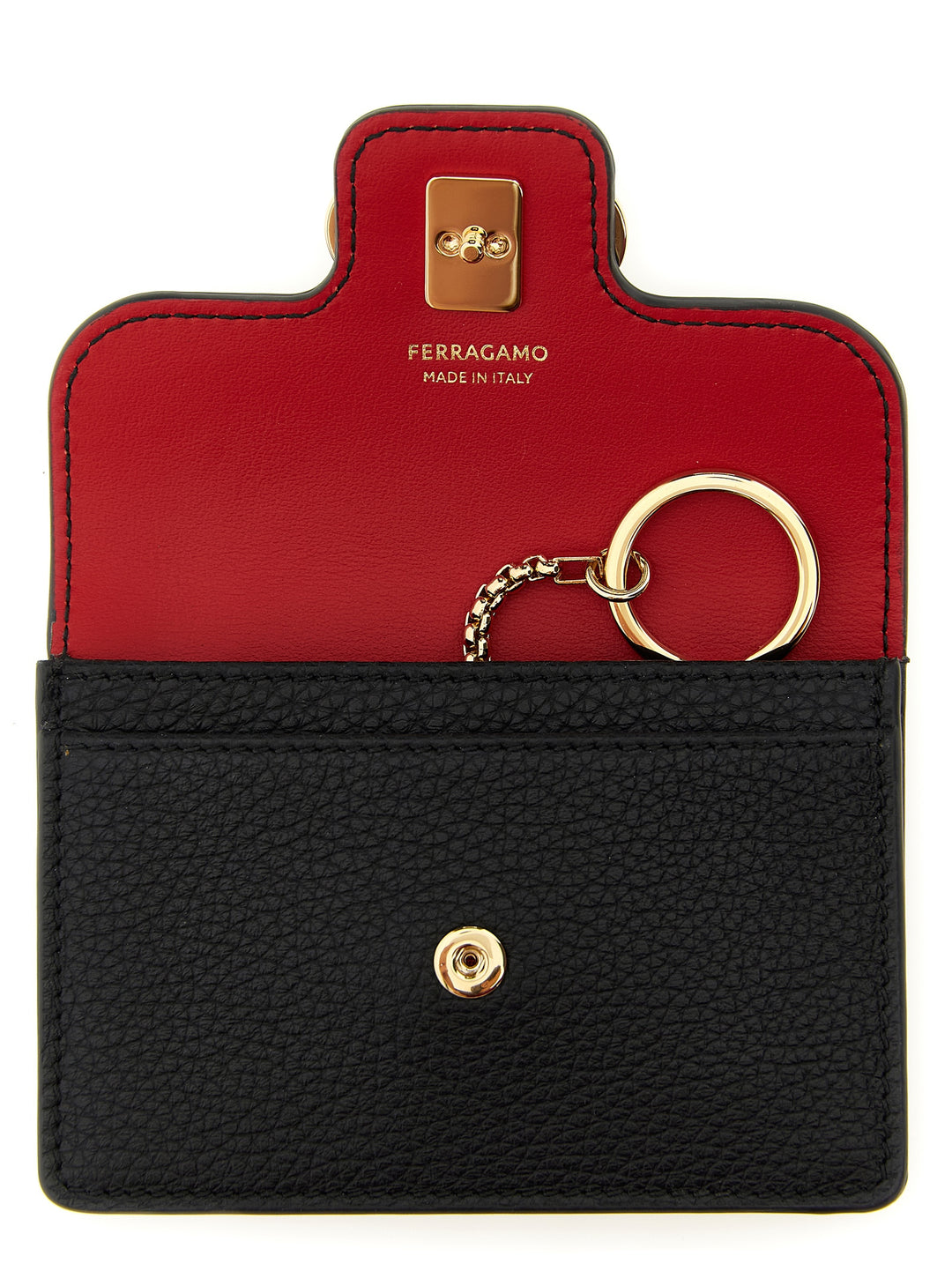 Ferragamo Gancini Portachiavi - Nero | 6060d116efaeb0cbfa164a362a497cfa88056674