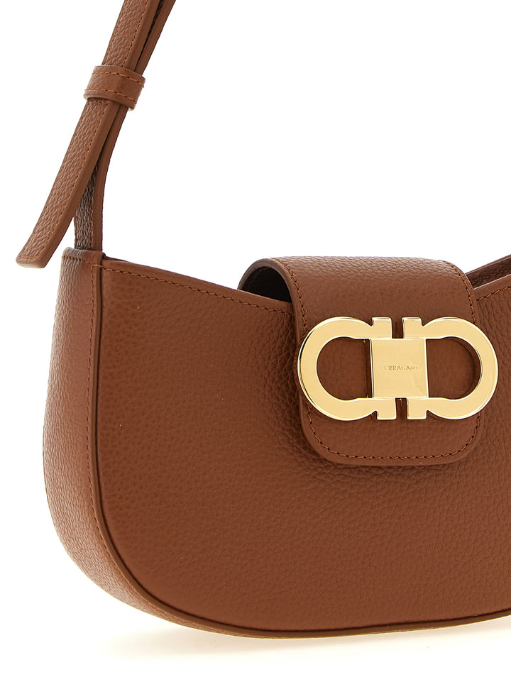 Ferragamo Gabry Borse a Spalla e Tracolla - Marrone | 38f9ca9b2b672291fce9d7190be92060e842858d
