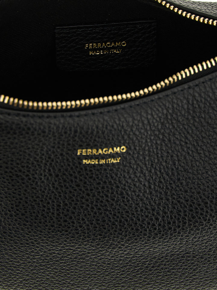 Ferragamo Gancini Borse a Mano - Nero | 96b9d30fe314635bf7137a57f3ae56df287fe99a