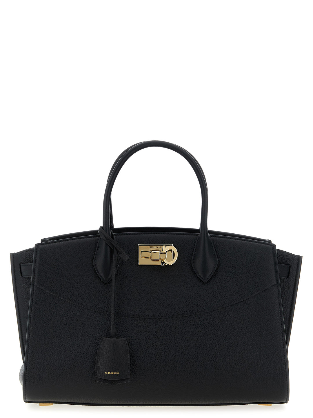 Ferragamo New Ferragamo Studio Soft (L) Borse a Mano - Nero | c92c45f8a63613c1e1ed3a3c0f3a02044668a065
