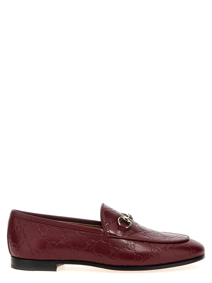 Gucci Jordaan Mocassini - Rosso | e44be2bacd821b1b42199ee67cd994fd31492b4c