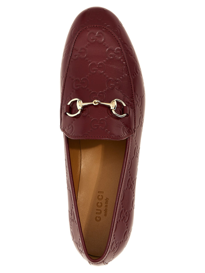 Gucci Jordaan Mocassini - Rosso | 068856d059cacf5fbfab6f5af8983d9fde4ae7f3