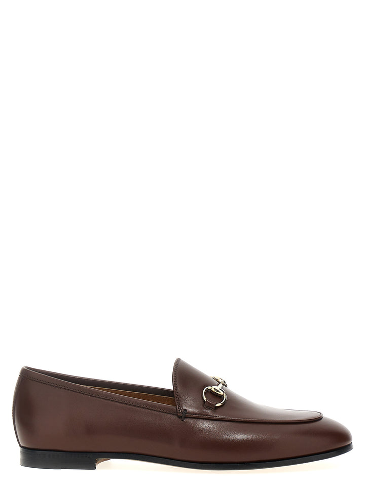 Gucci Jordaan Mocassini - Marrone | 4a75412a050679ceed06948543f6ed7c1e626e60