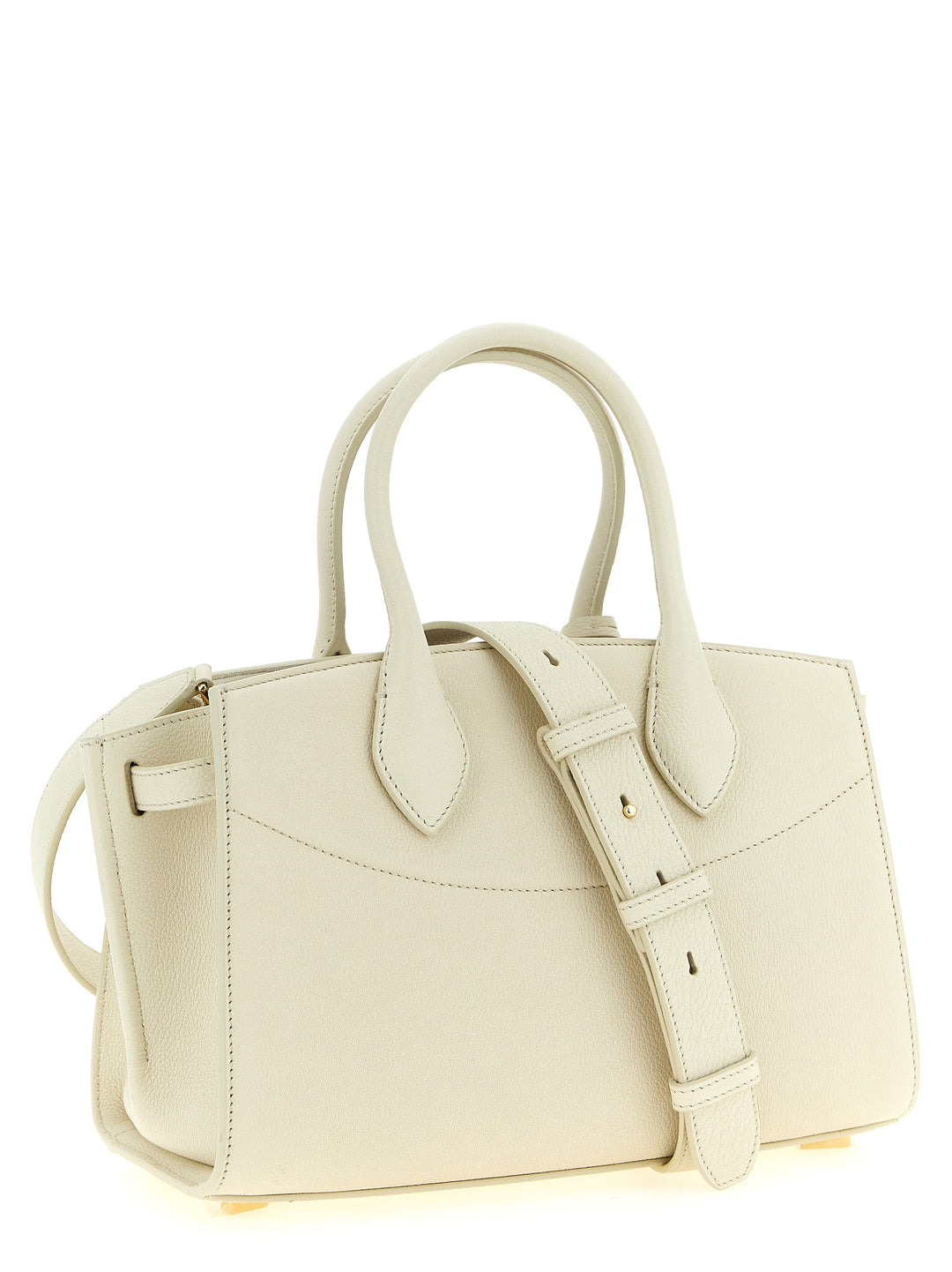 Ferragamo New Ferragamo Studio Soft (M) Borse a Mano - Bianco | d109f0eac8ab23017acf4c9b526d887f1d57bef3