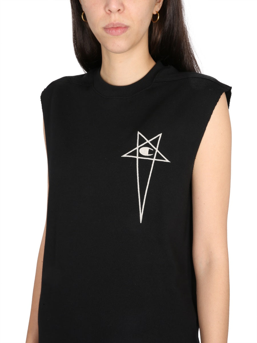 Rick Owens x Champion Top - Nero | Wanan Luxury