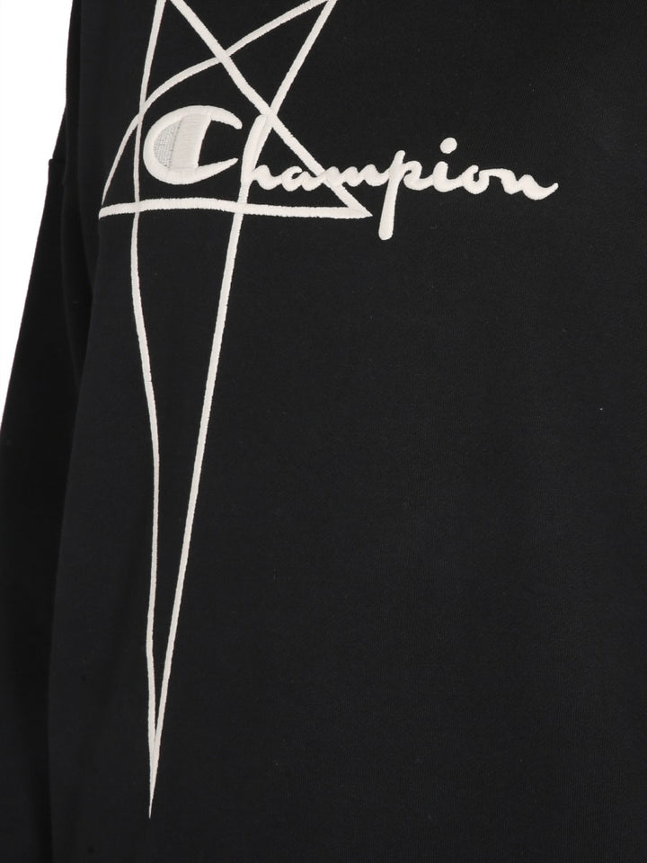 Rick Owens x Champion Felpe - Nero | Wanan Luxury