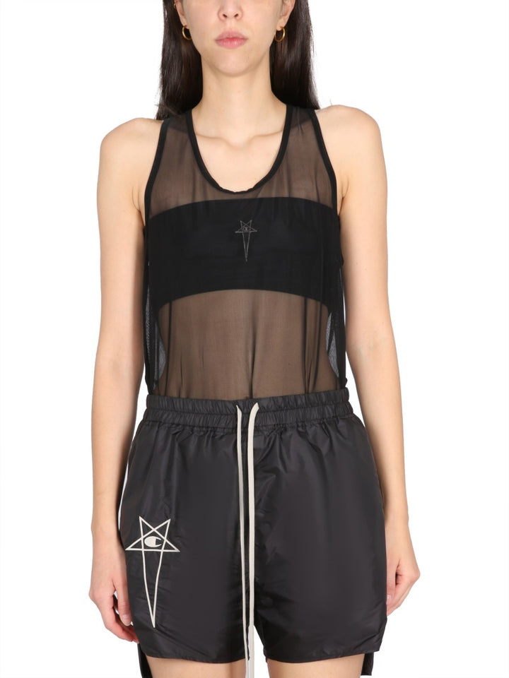 Rick Owens x Champion Top - Nero | Wanan Luxury