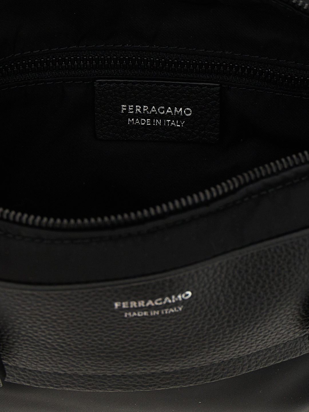 Ferragamo Twins Nylon Borse a Tracolla - Nero | b82e9ce277e9adaf304496b3779a6f8dfbf81ec1