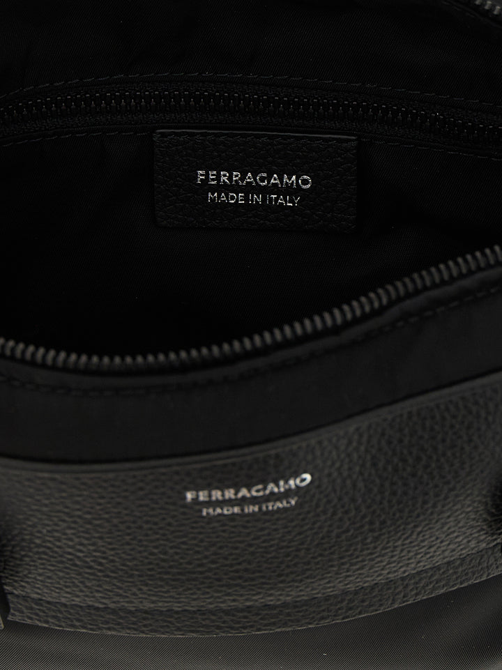 Ferragamo Twins Nylon Borse a Tracolla - Nero | b82e9ce277e9adaf304496b3779a6f8dfbf81ec1