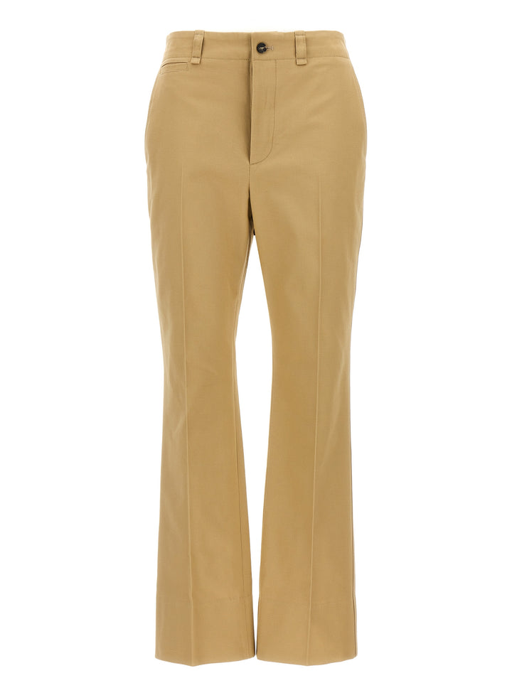 Saint Laurent Drill Pantaloni - Beige | 06498b33be3c3b78be8cf5e03aa11ae73ba57757