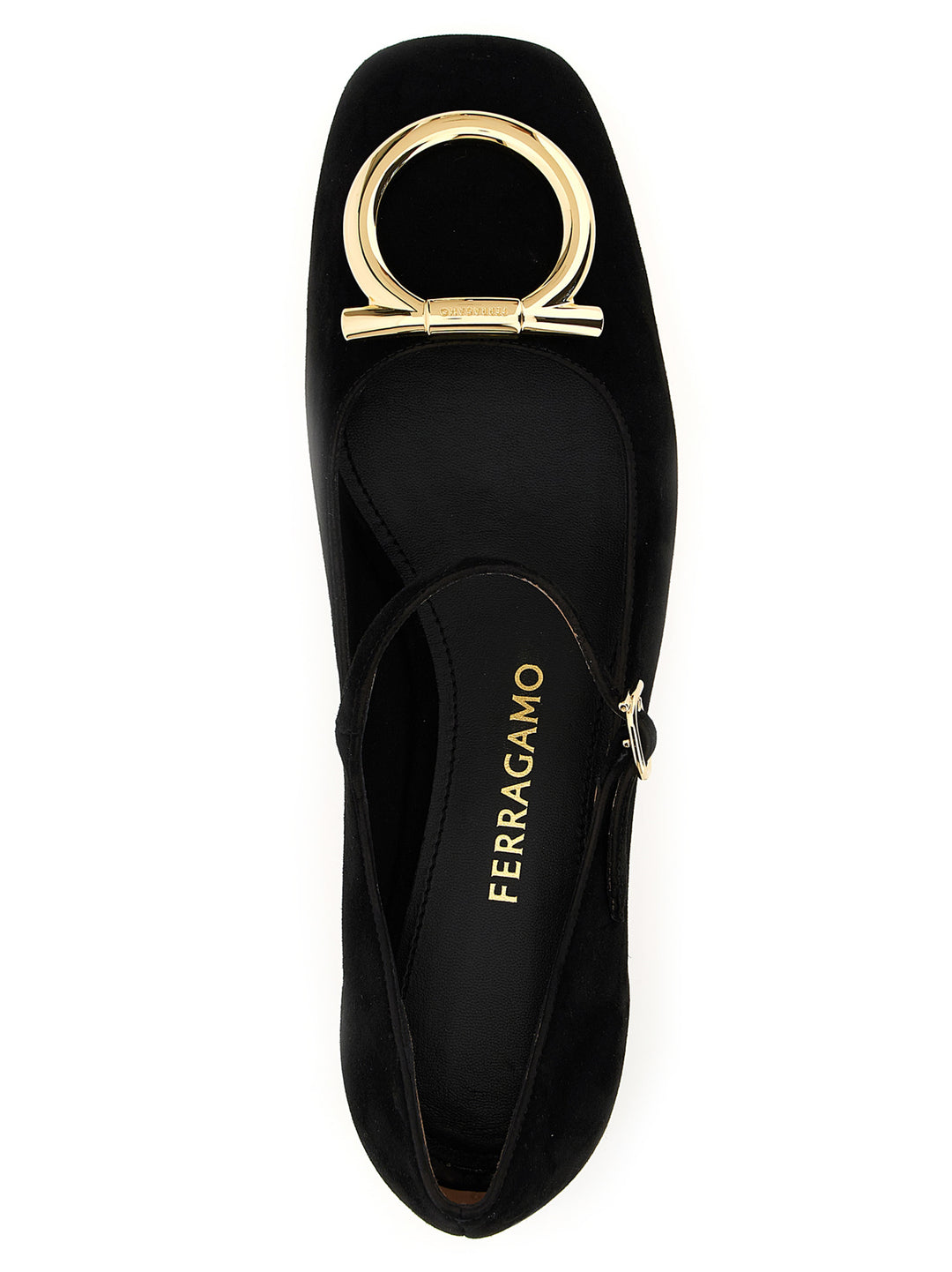 Ferragamo Marry 2 Flat shoes - Nero | 28d6cdc9c717bcfd756704e30b495b28143d9301