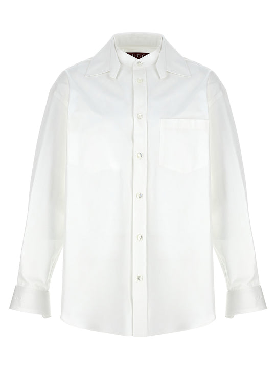 Double Collar Shirt Camicie Bianco