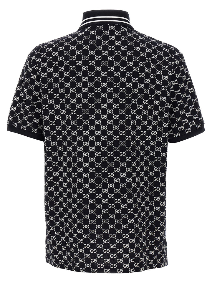 Gucci Gg Polo - Blu | 95a4997fb86864d488415707dfba06a751efe616