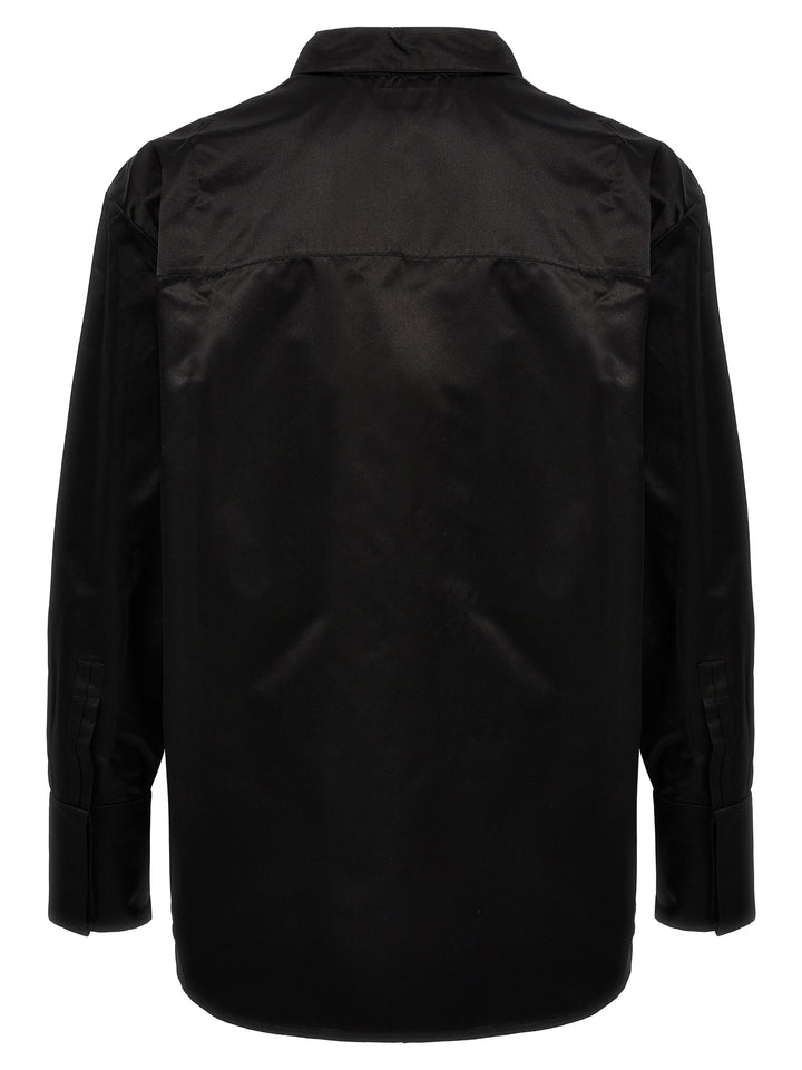 Saint Laurent Silk Shirt Camicie - Nero | e992a9ea21f090662299ab22d4968508abdf5e1d